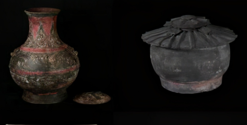 <b>秦汉新城发现西汉早期大型墓地 出土2000多年前彩绘陶器</b>