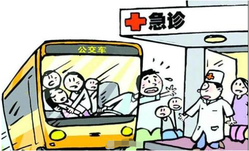 <b>乘客突发病公交车变“救护车”由于抢救及时脱险</b>