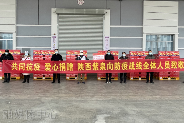 <b>爱心企业向三原县红十字会捐赠抗疫物资</b>