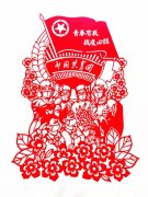<b>凤翔剪纸艺人何伟伟：巧手传情 以”艺“抗疫</b>