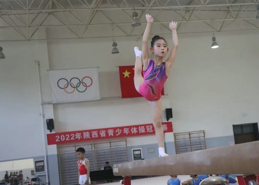 <b>陕西省青少年体操冠军赛（宝鸡赛区）开赛  26名小小运动员亮相</b>