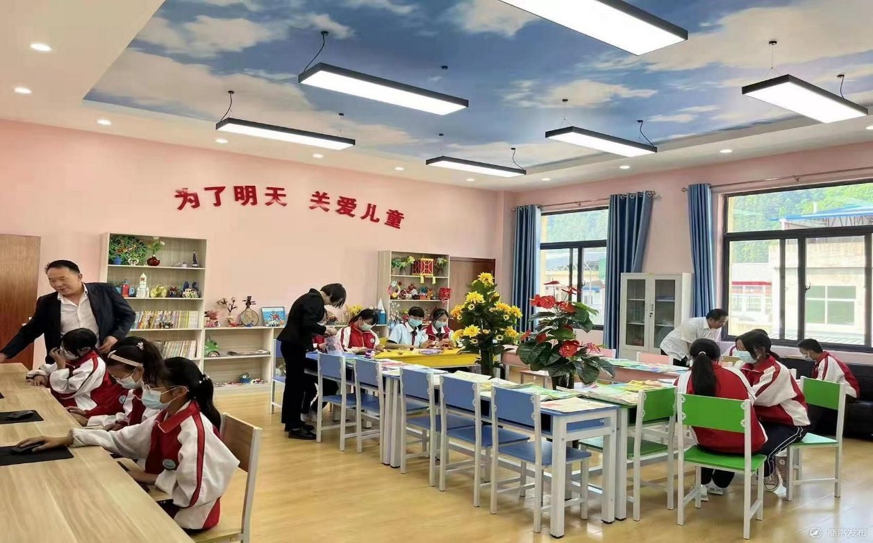 商南县“关爱儿童之家”让125名留守儿童有了温暖的家