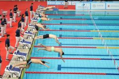 <b>陕西省十七运群众组游泳项目开赛</b>