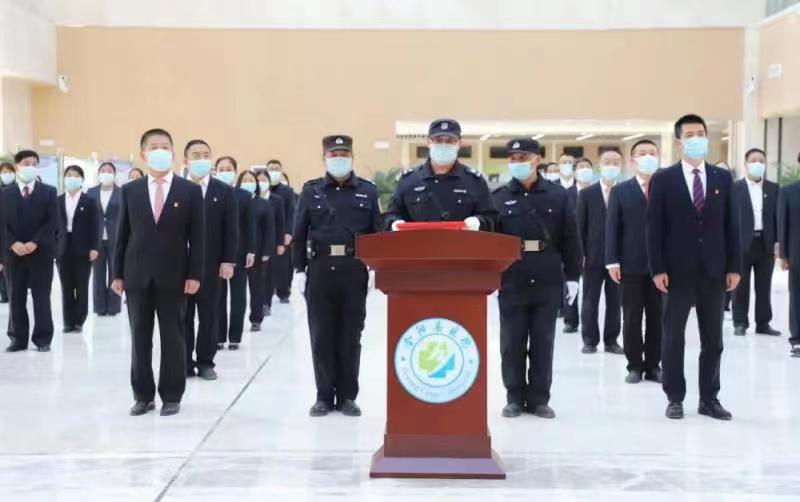 <b>渭南市合阳县医院：尊崇宪法 依法治院</b>