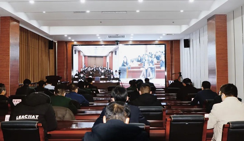 <b>府谷县线上参加榆林市2023年征兵工作会议</b>