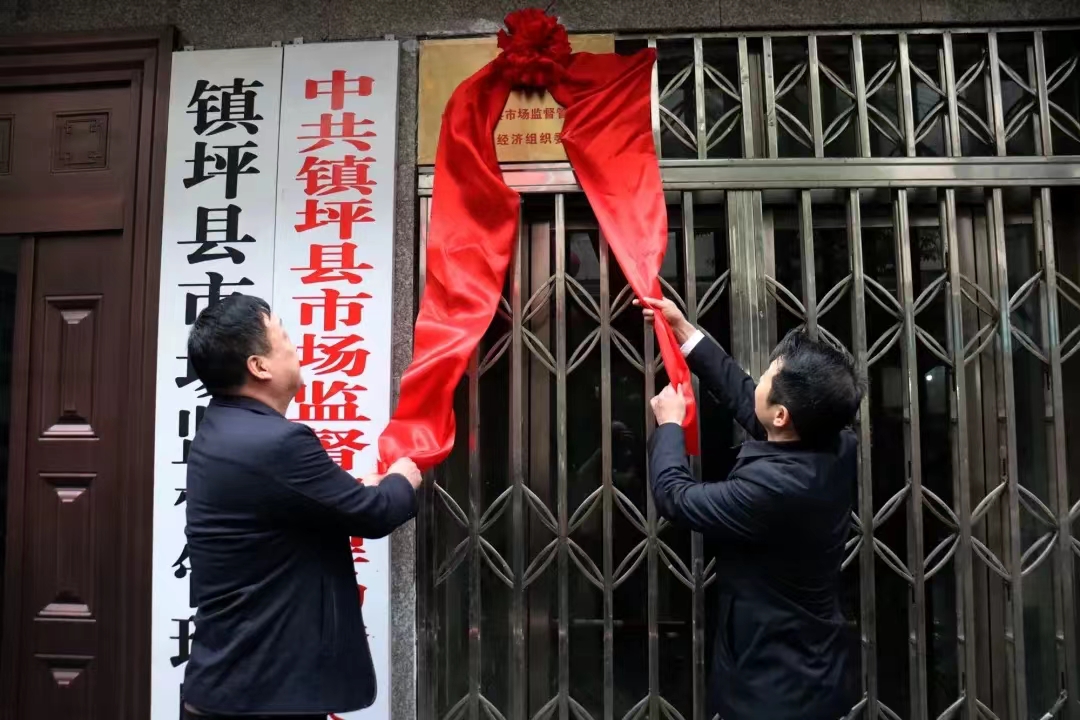 <b>安康市镇坪县市场监督管理局非公有制经济组织委员会正式揭牌</b>