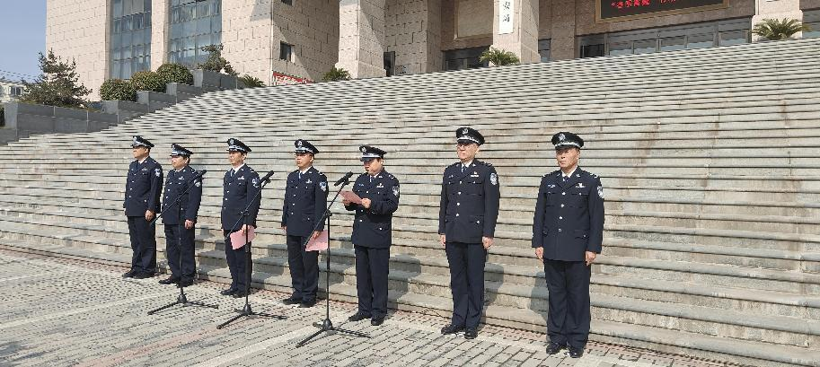 雷霆之势 守护平安 咸阳市公安局举行“春季雷霆”行动启动仪式