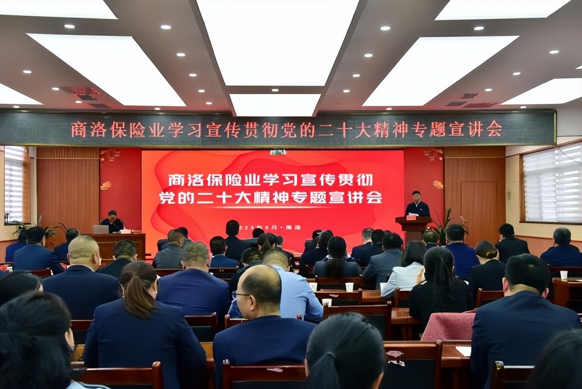 <b>商洛市保险行业协会举办学习宣传贯彻党的二十大精神专题宣讲会</b>