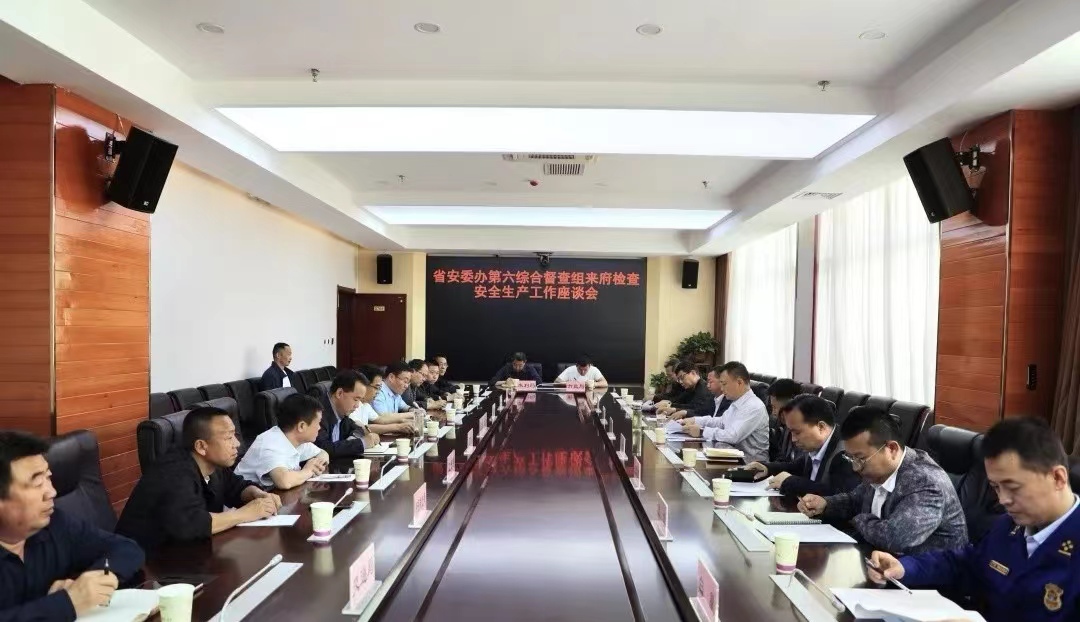<b>省消防救援总队二级专员杨龙战带领省安委办督查组来府谷县开展检查</b>