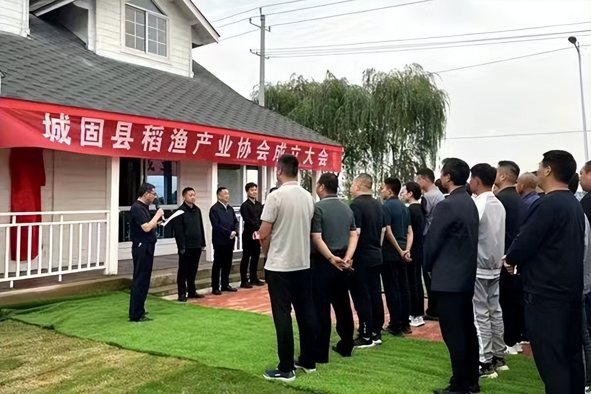 <b>汉中市城固县稻渔产业协会揭牌成立</b>