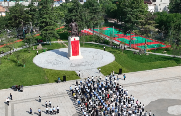 打造白起军事文化品牌！宝鸡市眉县白起雕像揭幕仪式举行