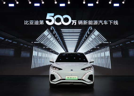 <b>第500万辆新能源汽车下线，比亚迪携手同行打造世界级汽车品牌</b>