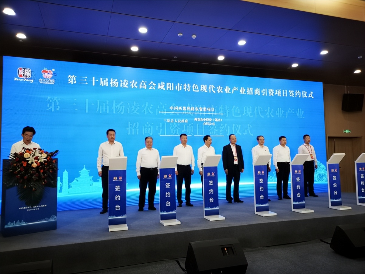 <b>杨凌农高会咸阳市集中签约29个项目 总投资143.3亿元</b>