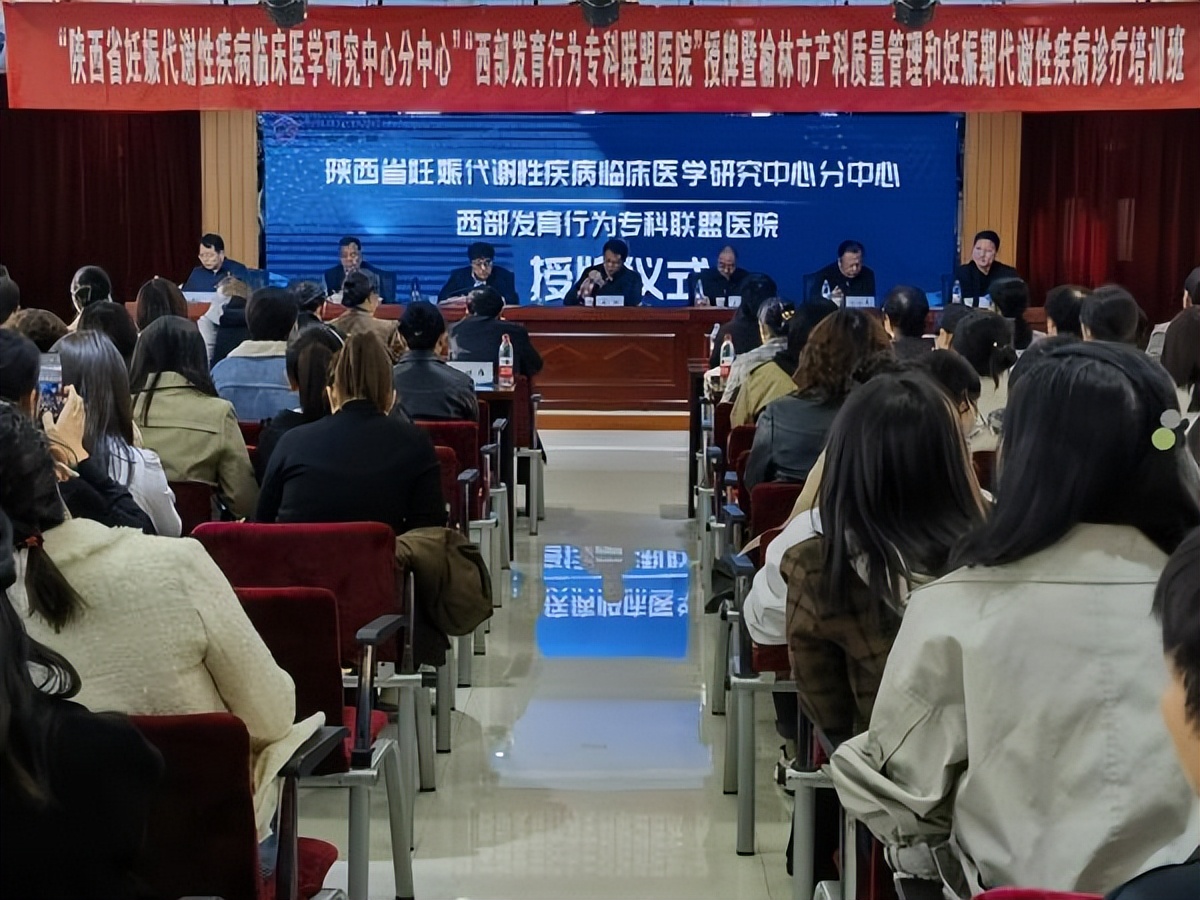 <b>西北妇女儿童医院副院长米阳为榆阳区妇幼保健院授牌</b>