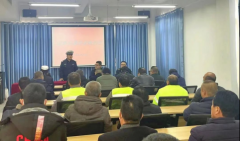 秦汉新城综合行政执法支队组织新城环卫司机开展安全教育培训