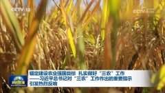 <b>习近平总书记对“三农”工作作出的重要指示引发热烈反响</b>