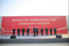 咸阳高新区举行2024年一季度重点项目集中开工活动