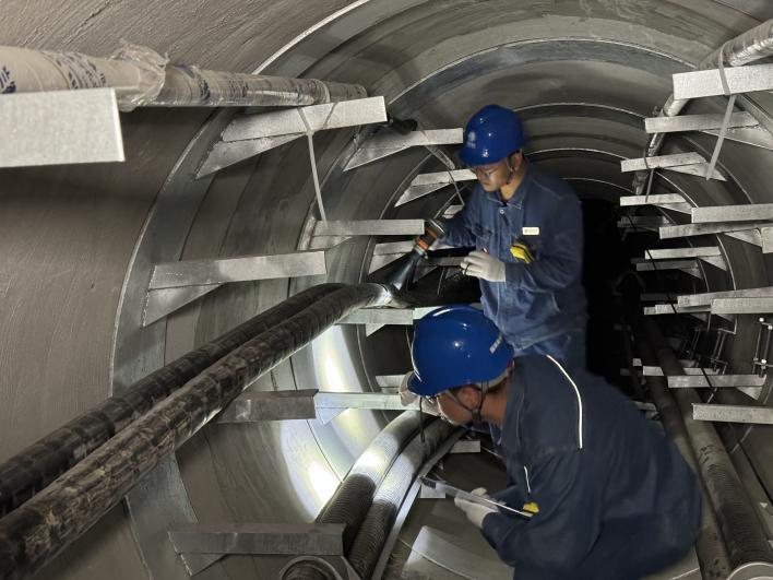 <b>国网榆林供电公司：雨后特巡电缆隧道  守护城市电力动脉</b>