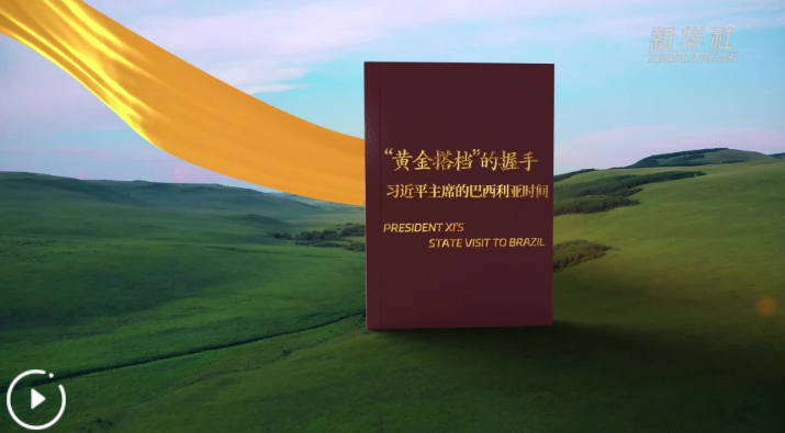 <b>视频画报丨“黄金搭档”的握手——习近平主席的巴西利亚时间</b>