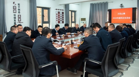 <b>万花山镇召开2024年度民主生活会</b>