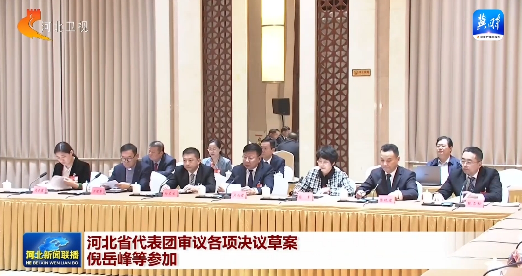 河北省代表团审议各项决议草案