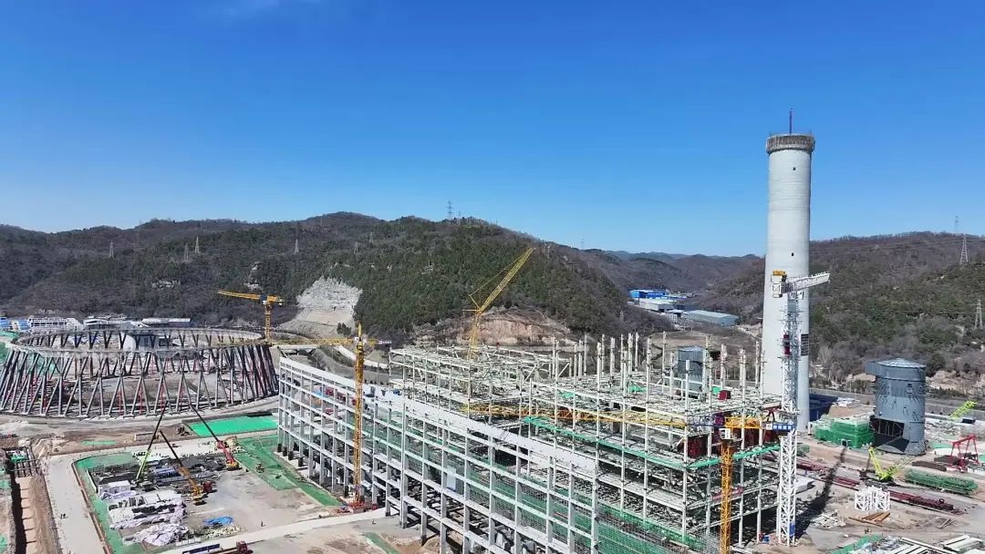 <b>黄陵店头电厂二期2×1000MW机组扩建项目加速推进</b>