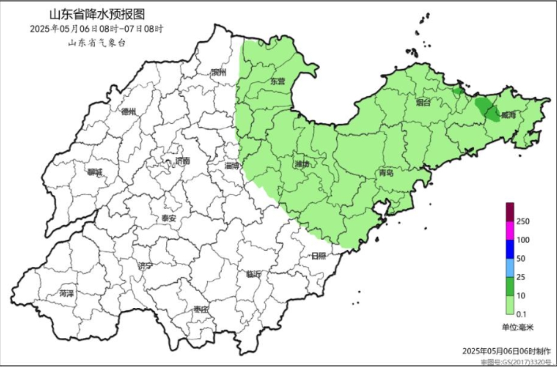 备好雨具！未来三天山东省多分散性雷阵雨天气