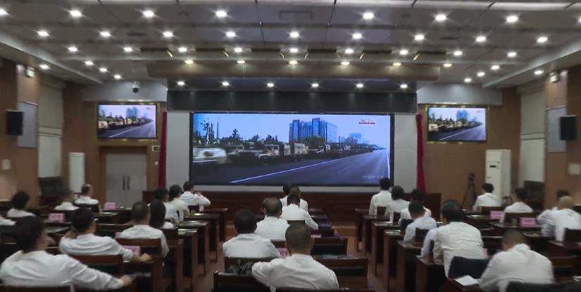 宝塔区各部门收看纪念中国人民抗日战争暨世界反法西斯战争胜利80周年大会