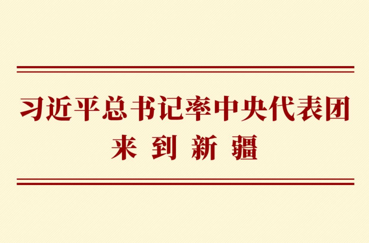 <b>第一观察｜习近平总书记率中央代表团来到新疆</b>