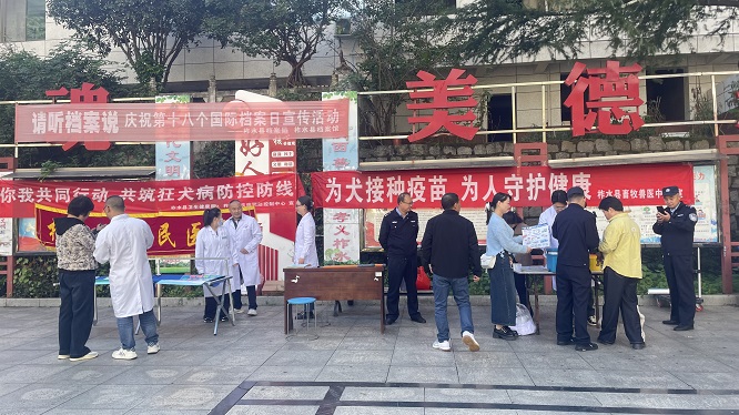 <b>商洛市柞水县：“为犬注射疫苗，为人守护健康”  </b>