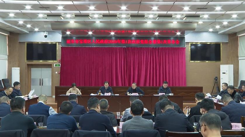 延安市宝塔区政府召开2026年第1次党组会暨第1次常务会议
