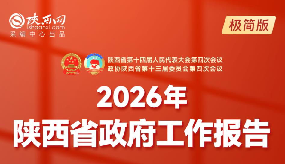 速览！2026年陕西省政府工作报告极简版来了