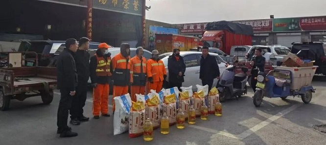 <b>榆林市靖边县市场监管局开展节前慰问活动  </b>