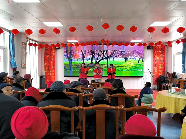 <b>宝鸡市太白县：庆元宵献爱心  社会实践活动走进县敬老院</b>