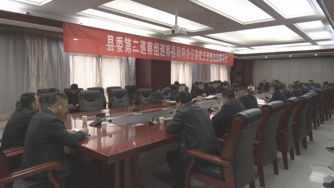 <b>延安市吴起县委第二巡察组巡察县政府办公室党支部情况反馈会议召开</b>