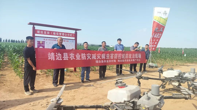 <b>榆林市靖边县：统防统治护良田  精准防控保丰收</b>