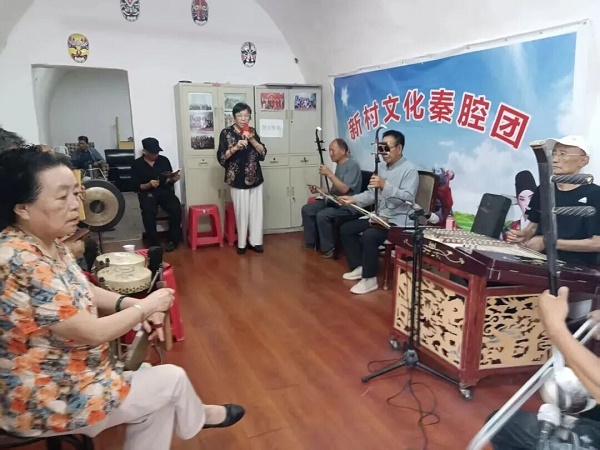 铜川市王益区：小院唱响秦腔 乡村晚年生活真热闹
