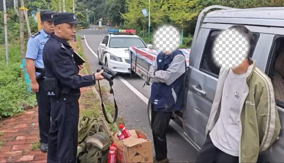 为吃蜂蛹进秦岭禁猎区灭蜂摘巢，两男子被查获