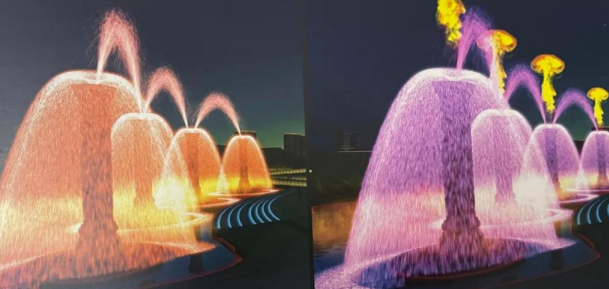 <b>水火“相容”！咸阳湖龙柱喷泉“上新”了 等你来打卡</b>