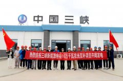 <b>三峡新能源府谷10万千瓦农光互补项目顺利并网发电</b>