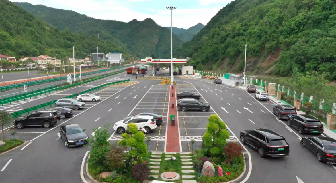 G65包茂高速安康北停车区东区试运营，6处服务区提质升级收官